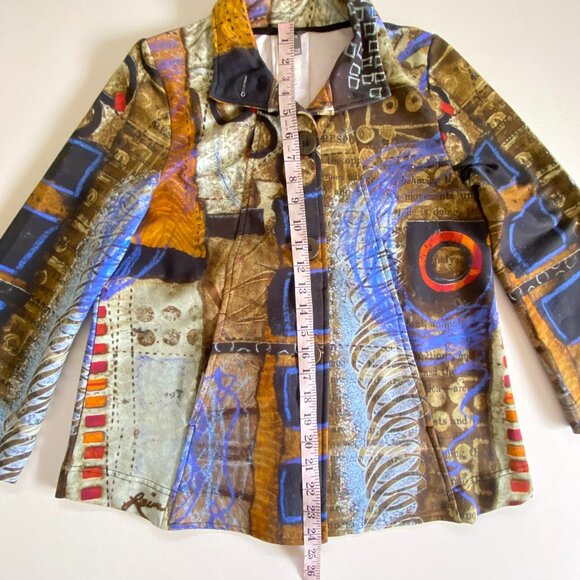 Simply Art Dolcezza Over Sized Fall 3/4 Sleeve Jacket XS - Picture 13 of 14